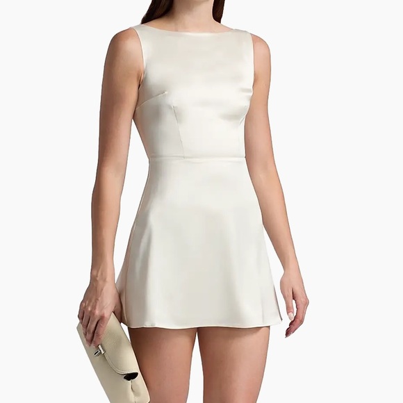 Reformation Zenni Satin Mini Dress Size 12